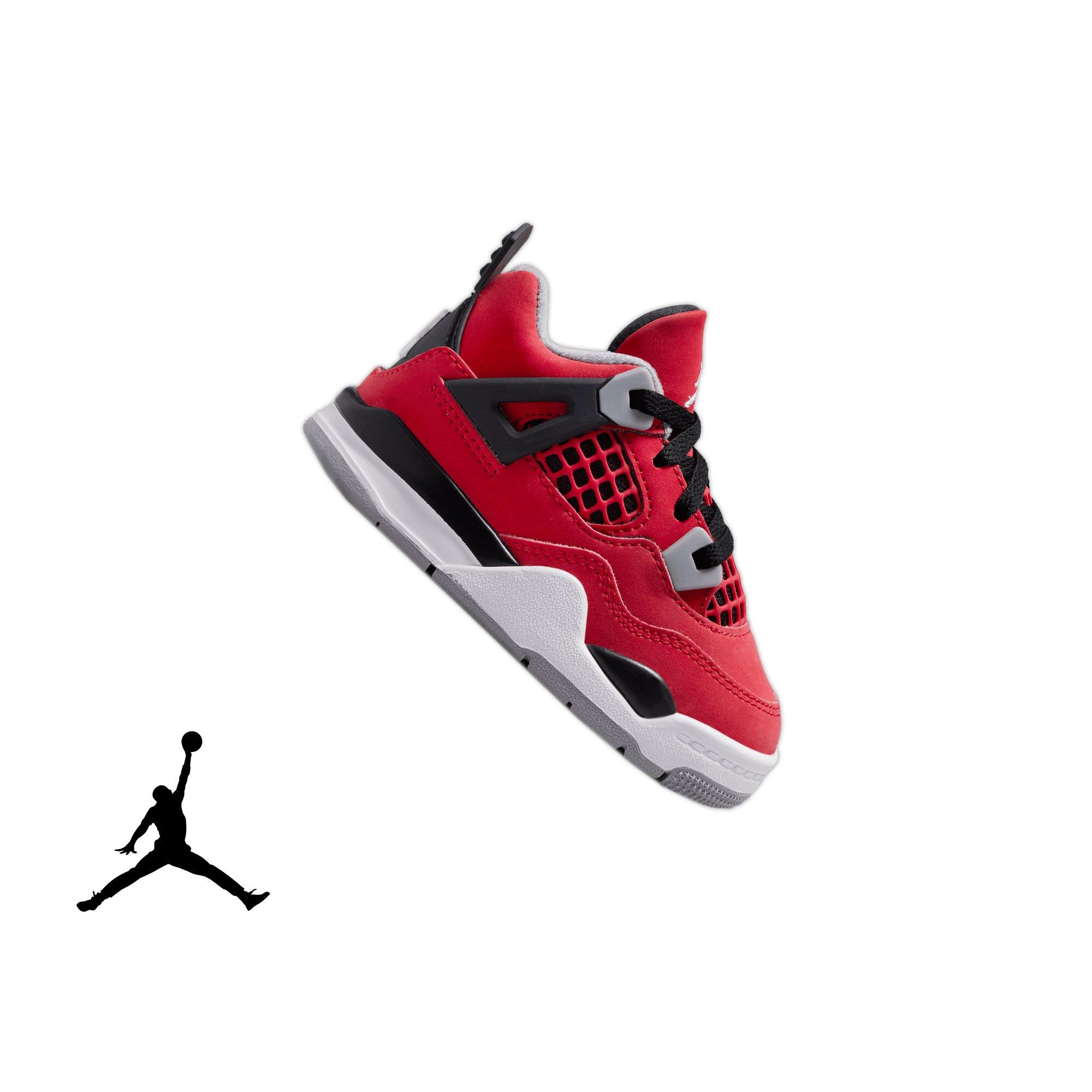 Jordan 4 Retro "Toro Bravo" Toddler Kids' Shoe